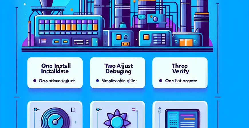  设备安装调试，说白了就是：一装、二调、三验！用ERP保障安装质量